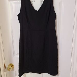 Black cotton dress